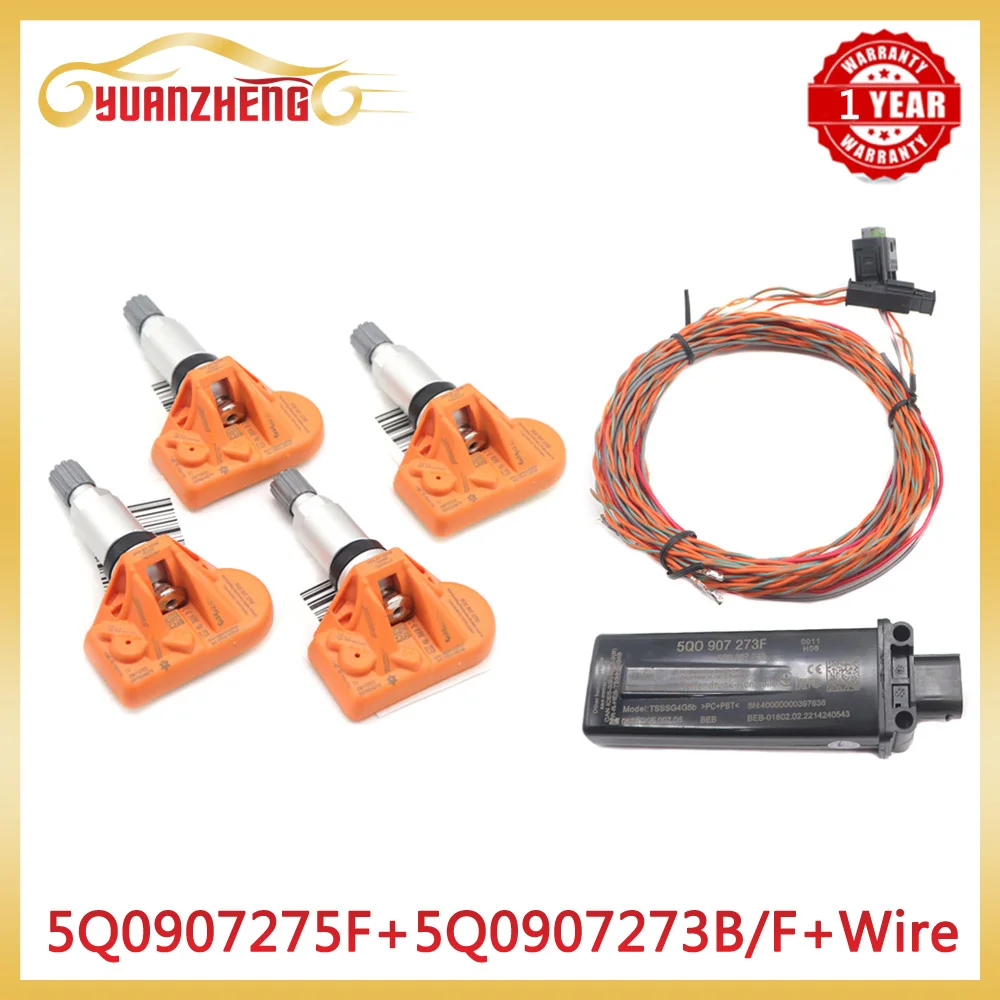 

НОВЫЙ датчик давления в шинах TPMS 5Q0907275F 5Q0907273B подходит для Volkswagen MQB Polo Beetle Golf Tiguan Sharan Passat CC Audi A3