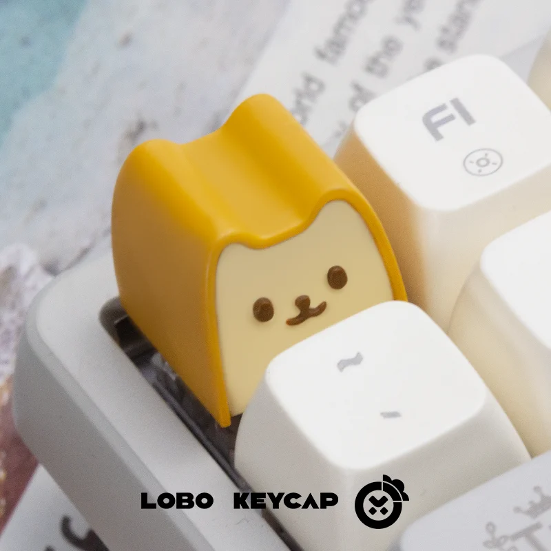 Keycaps Artisan Resin Handmade - سلسلة أغطية مفاتيح على شكل حيوانات،