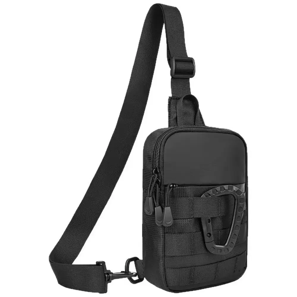 Adjustable Sports Vest Bag Multi-functional Water Resistant Multi-functional Chest Bag Oxford Cloth Lightweight Running Vest Bag