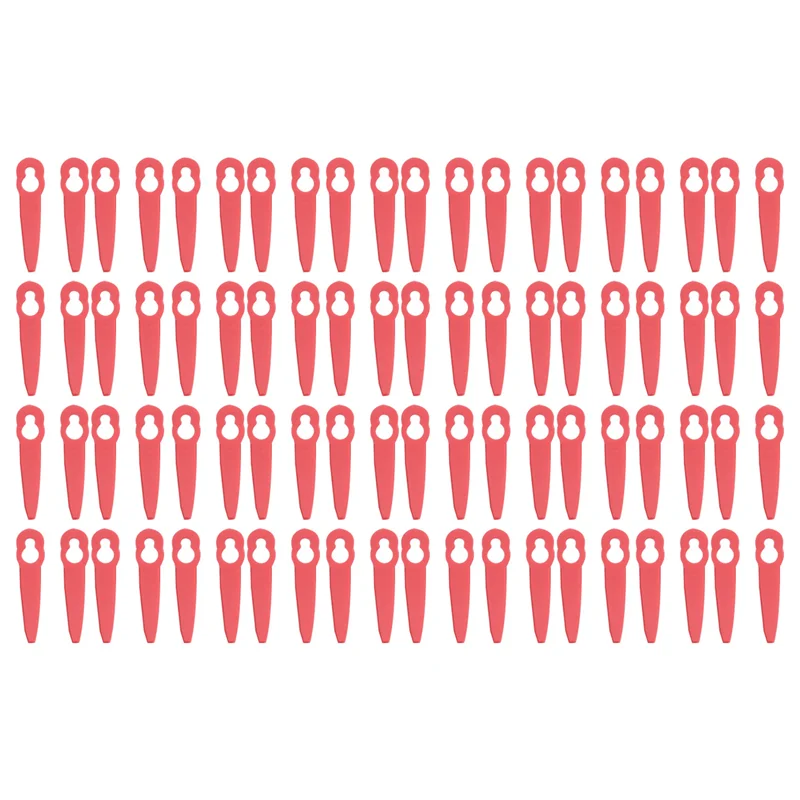 Tendencias ahora, 100 Uds., accesorios de cuchillas de plástico de repuesto para cortacésped STIHL Polycut 2-2 FSA 45, cortador de césped