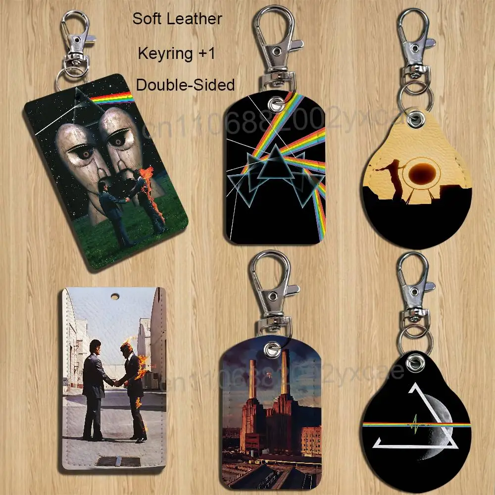 The Dark Side of the Moon Pink Floyd Holder For Bank Business Work Card Holder Student Card Case Bus Card Keychain