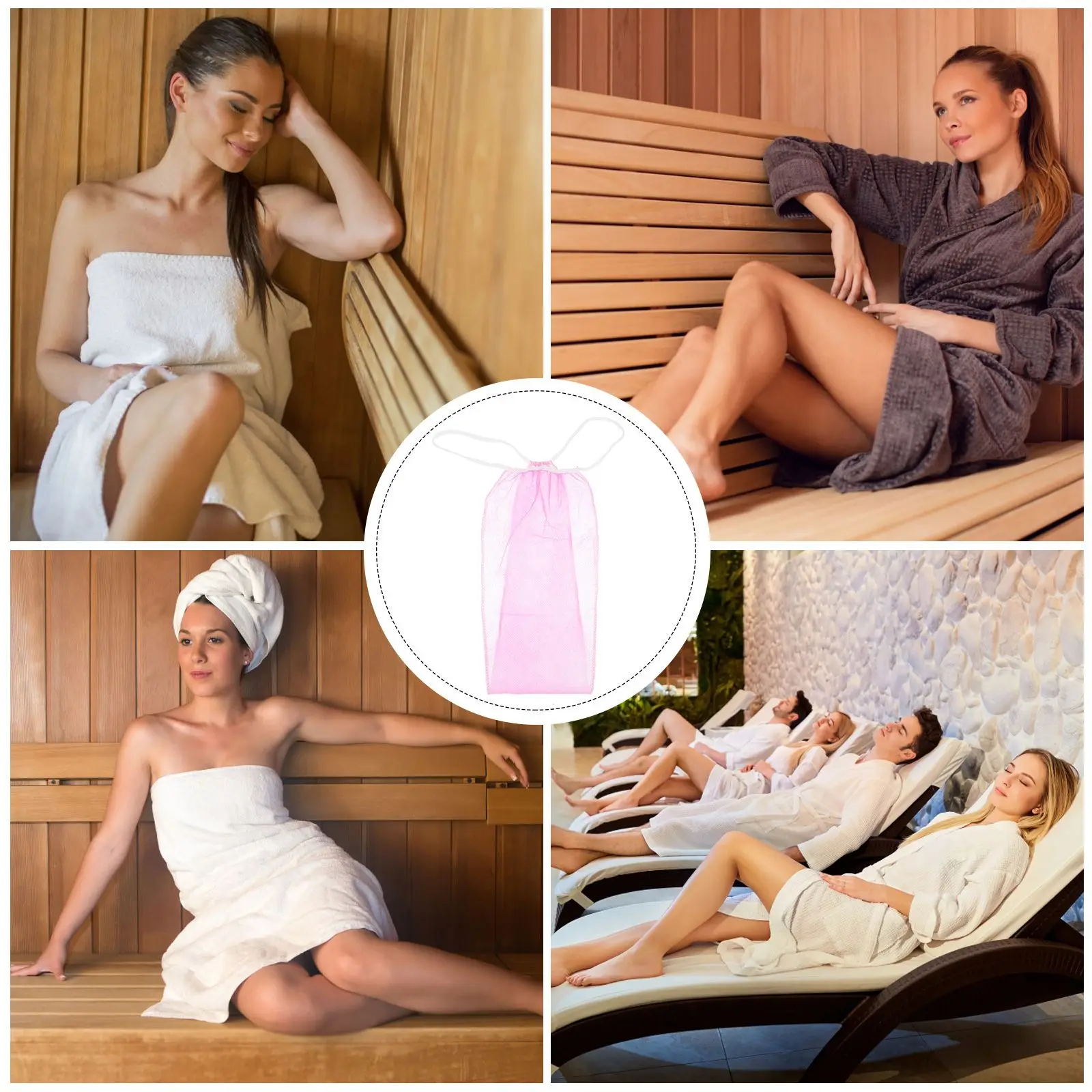 20 Pcs Disposable Non Woven Fabric Thong Sweat Steamed Panties Lightweight Foldable Spa Massage Underwear For Portable One Time - Image 4
