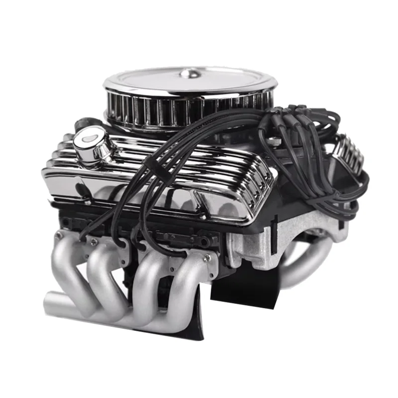 B46C الطراز القديم V8 محرك بالوعة الحرارة العالمي ل 1/10 ل Traxxas TRX4 TRX6 محوري SCX10 90046 RC الزاحف سيارة