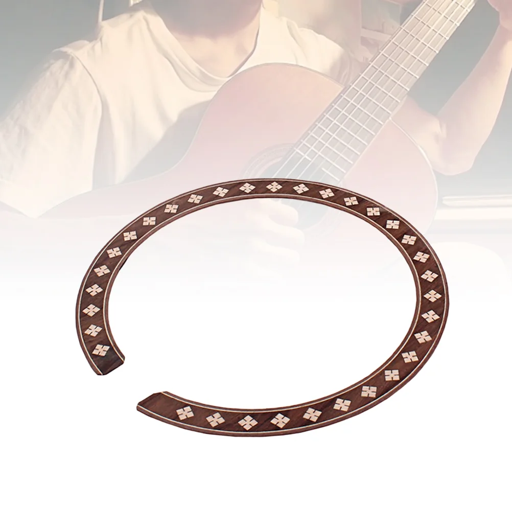 Guitar Sound Hole Inlay Decals Abalone Texture Modification Rosette Bamboo Embellishment Strips