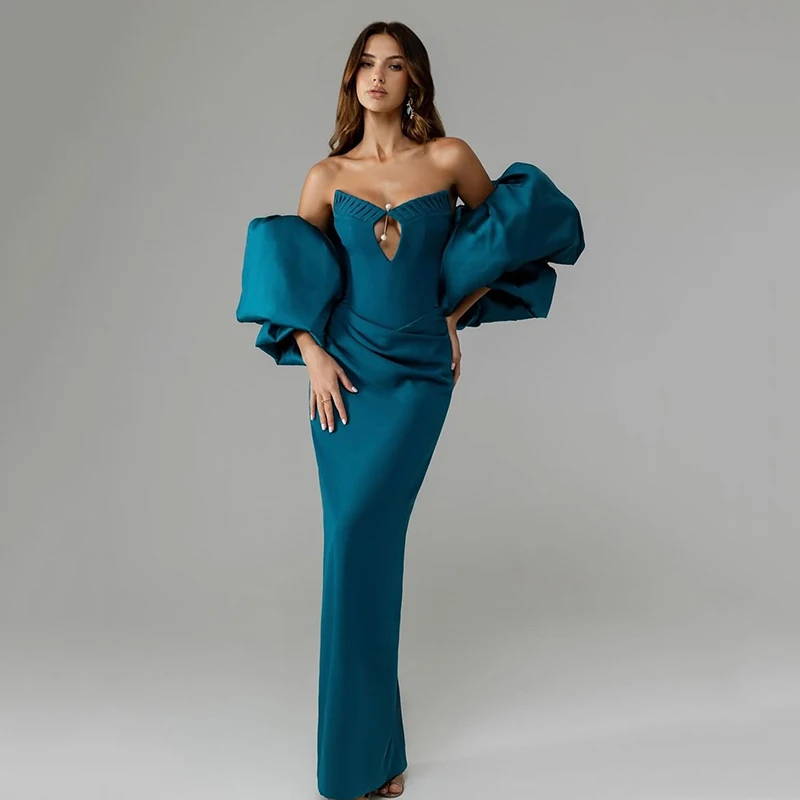 

Thinyfull Formal Mermaid Prom Evening Dresses Sweetheart Floor Length Party Dress With Shawl 2026 Cocktail Prom Gowns Customized