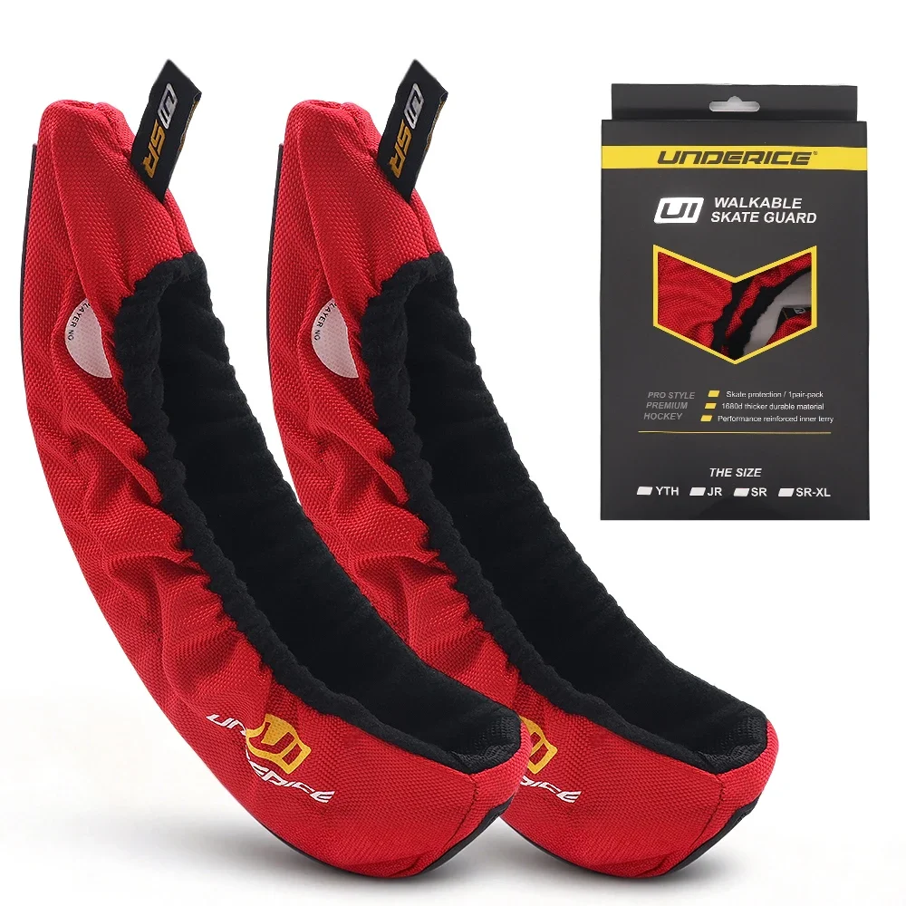 Rubber Sole Hockey Pro Skate Guard Anti-Skid Ice Skate Blade Covers JR/SR Protective Soakers Ice Hockey Blade Protector Skates