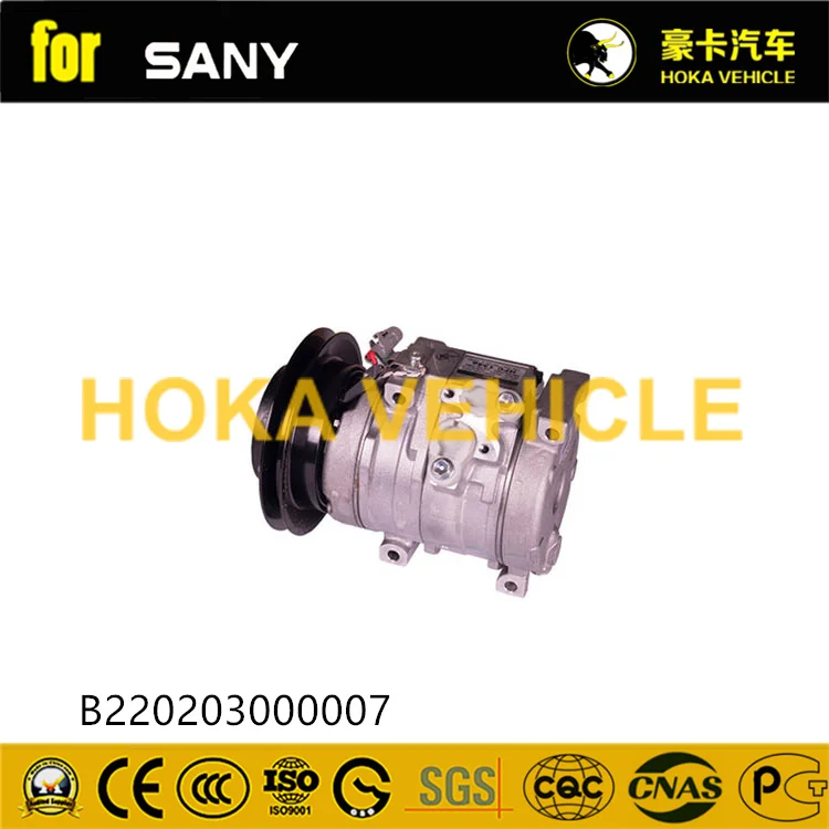 Genuine Compressor B220203000007 for SANY Excavator