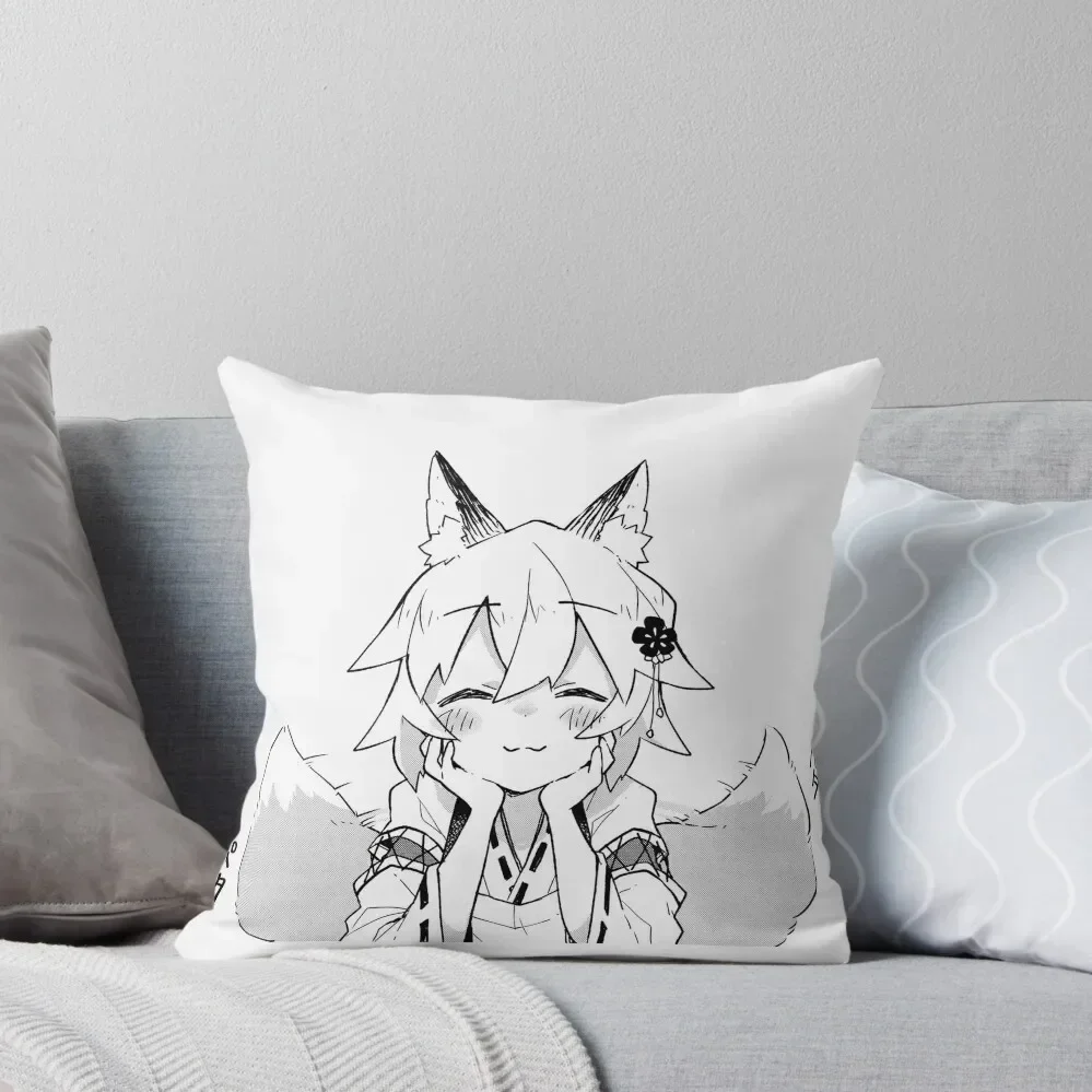 

Senko-san Tail Shake Design V2 Throw Pillow luxury throw pillow covers Sofa Cover pillow