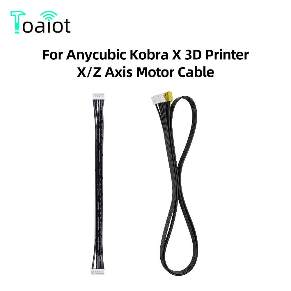 For Anycubic Kobra X 3D Printer X/Z Axis Motor Cable  Flexible And  Durable Cable Kobra X 3D Printer X/Z Axis Motor Replacement