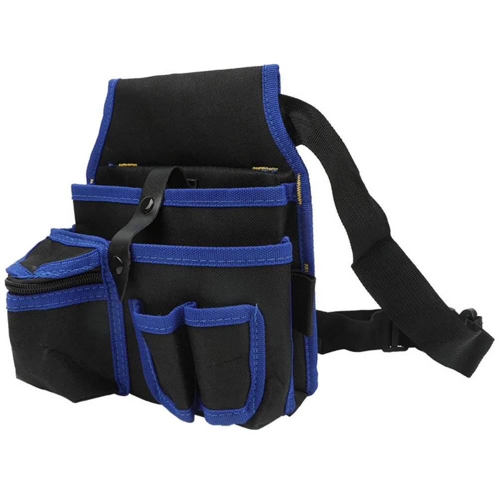 

Multifunction Tool Storage Bags Multiple Pockets Carpenter Waist Bag Repair Bag Oxford Cloth Toolkit Pouch