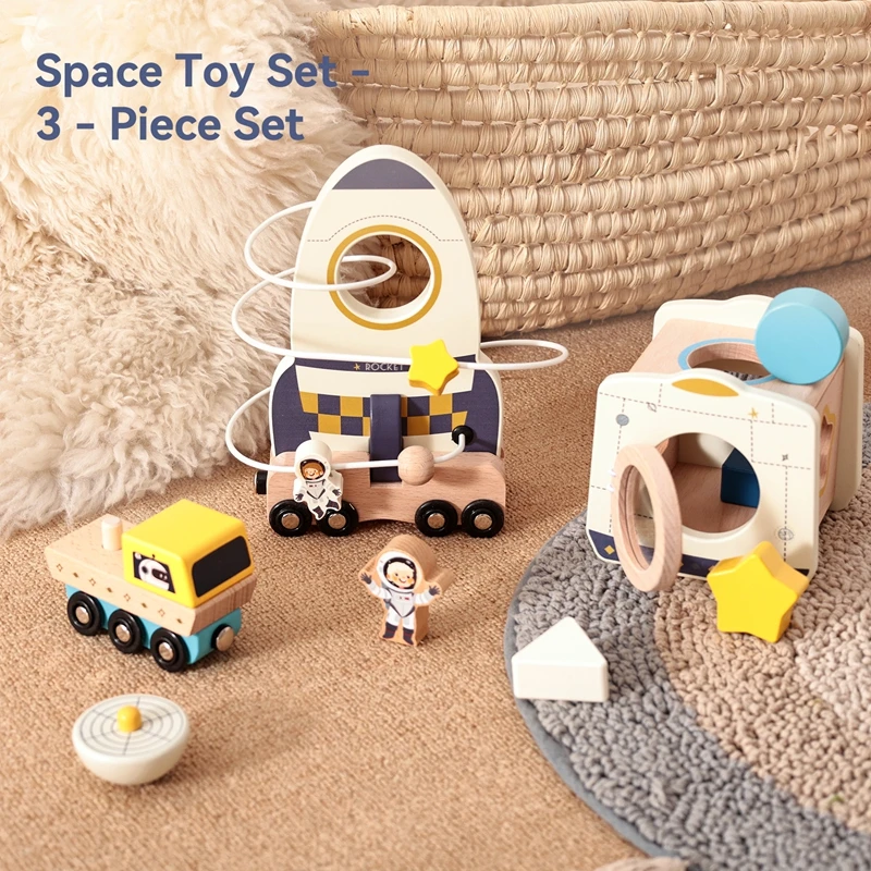 Little Astronaut Space Exploration Starter Set Develops Hand-Eye Coordination 1-3 Years Old Infant Educational Gift