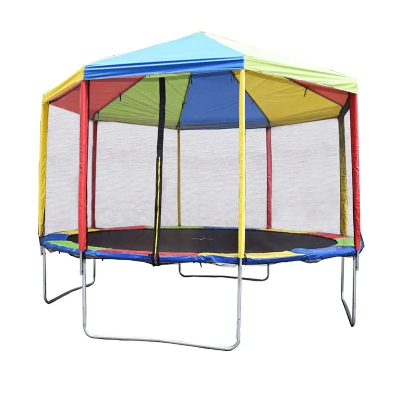 14FT Garden Professional Round Body Outdoor Child Kids Adults Jumping Trampoline With Protective Net
