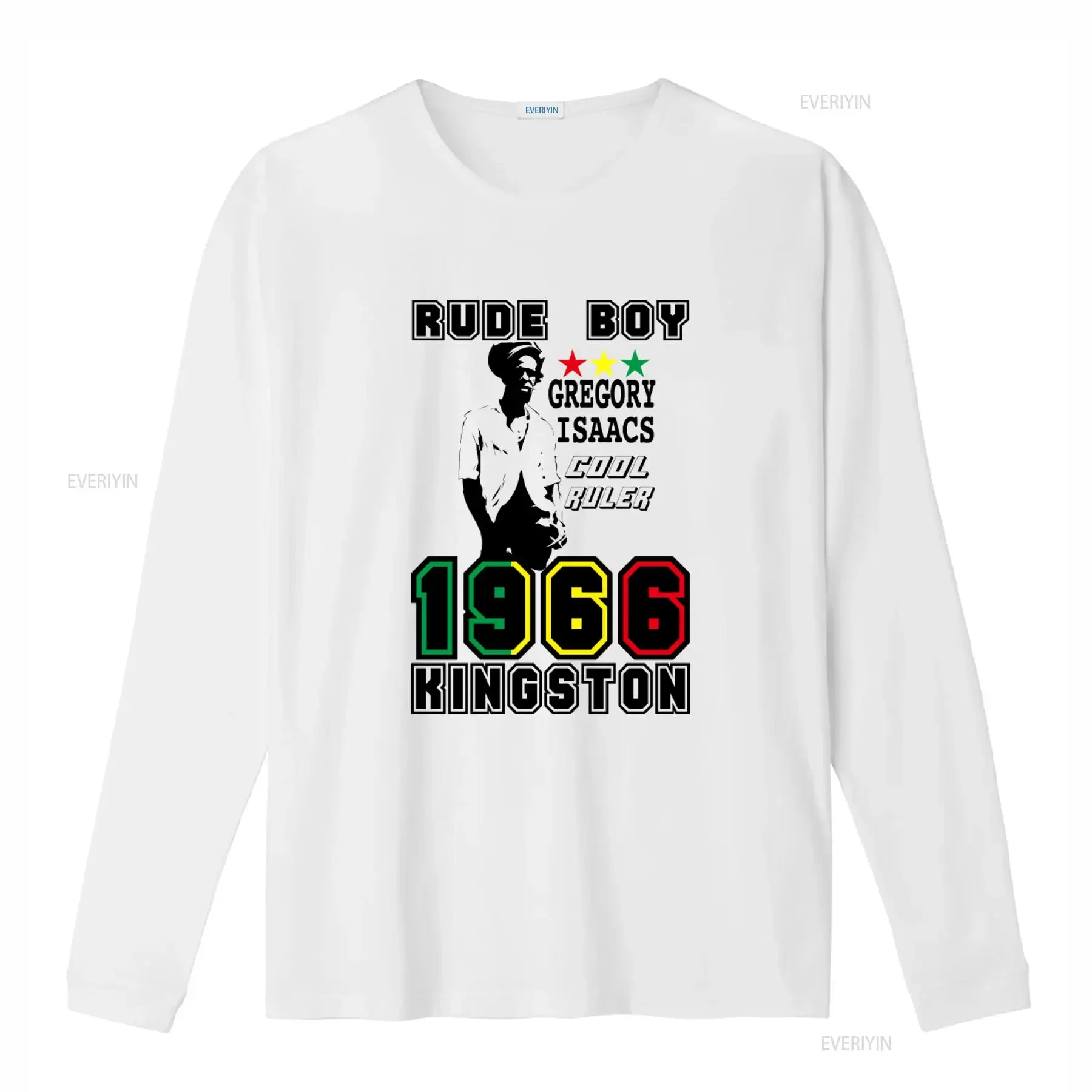 Reggae T Shirt Rastafari Jamaica Gregory Isaacs Haile Selassie I Rocksteady 1966 Kingston Cool Ruler Design vintage Washed