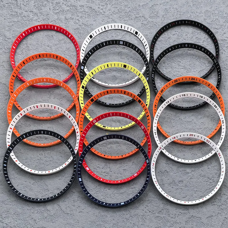

Customized SKX007 Watch Plastic Chapter Ring 30.5mmx27.5mm Fits for NH35 NH36 SKX007 SKX009 Watch Case Replace Inner Ring Parts