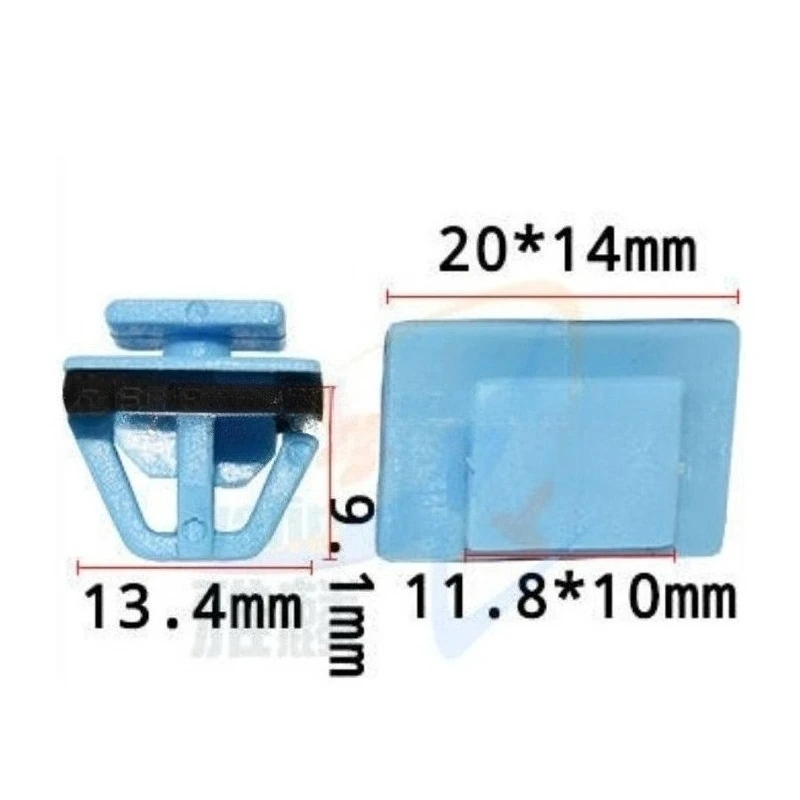 10-100X Car Side Moulding and Door Trim Clips Fender Side Surround Plastic Retaining Clip for Kia Sportage Hyundai Santa Fe