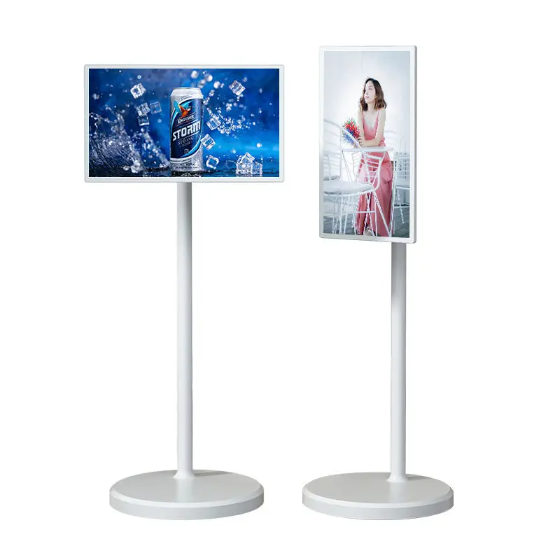 Movable Stand Smart Tv Touch Screen, Android Wireless Portable Mobile , Digital Signage Moving Display Aliexpress Best Seller