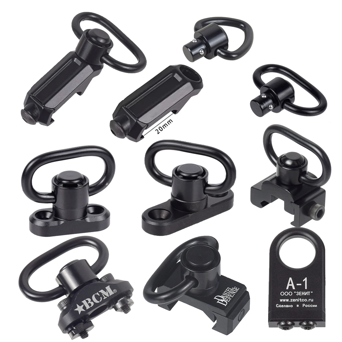 الادسنس التكتيكية حزام الإفراج السريع QD حبال إزاحة Mlok Keymod السكك الحديدية ل 20 مللي متر Picatinny الصيد ملحقات المسدس RSA حبال جبل