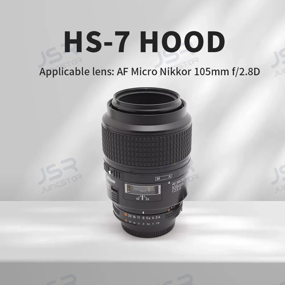 Подходит для камеры Nikon Nikkor 105 мм f/2,8 D, бленда вместо HN-7, аксессуары для защиты объектива с круглым вырезом