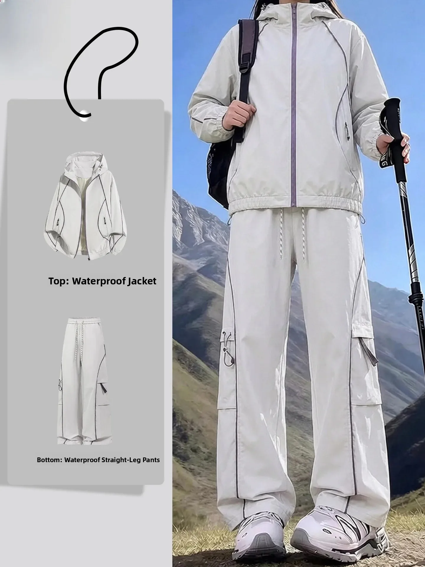 kangaroo-men's-outdoor-casual-sports-set-spring-autumn-hooded-jacket-with-long-pants-mountain-climbing-two-piece-suit