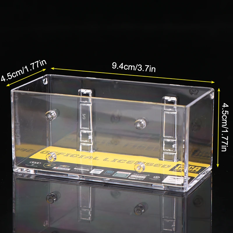 Acrylic Display Case Fit For 1:64 Mini Size Dust Proof Clear Box Cabinet 1/64 Action Figures Display Box