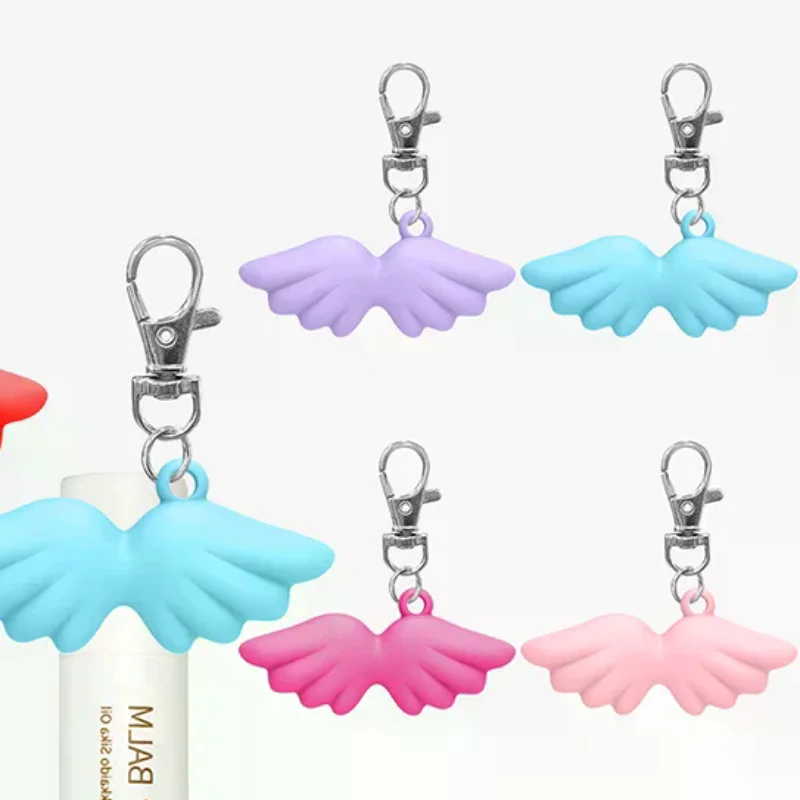 Durable Durable Silicone Lip Balm Keychain Cap Bag Pendant Key Ring Lipstick Storage Cap Makeup Tool Accessories Lip Gloss Keychain Cap - Aliexpress Deal