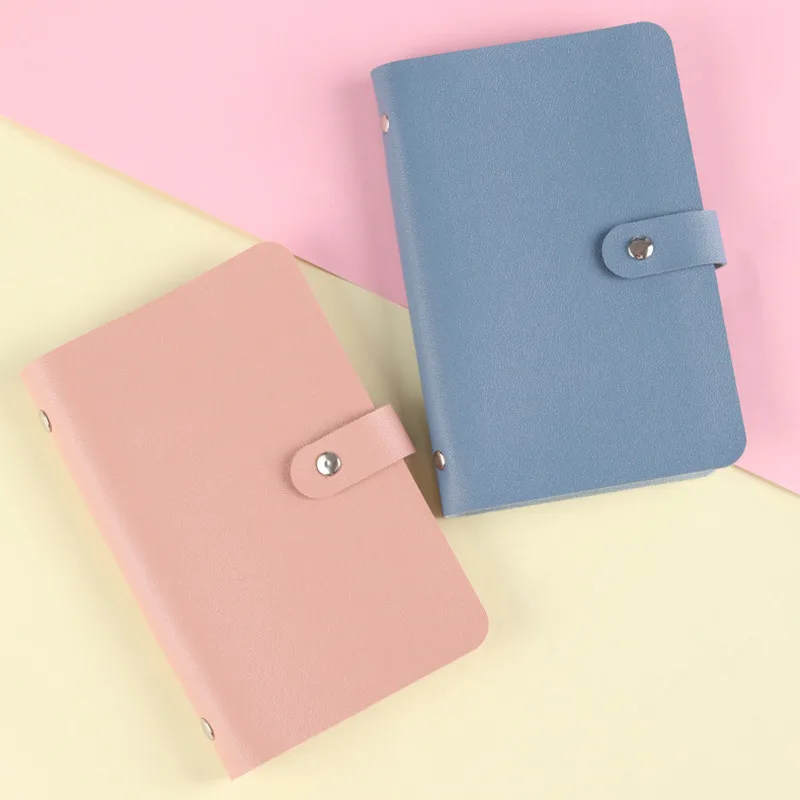 Waterproof Leather 100 Envelopes Money Savings Challenge Binder Clear Pocket Cash Budget Planner Household Finance Accessory