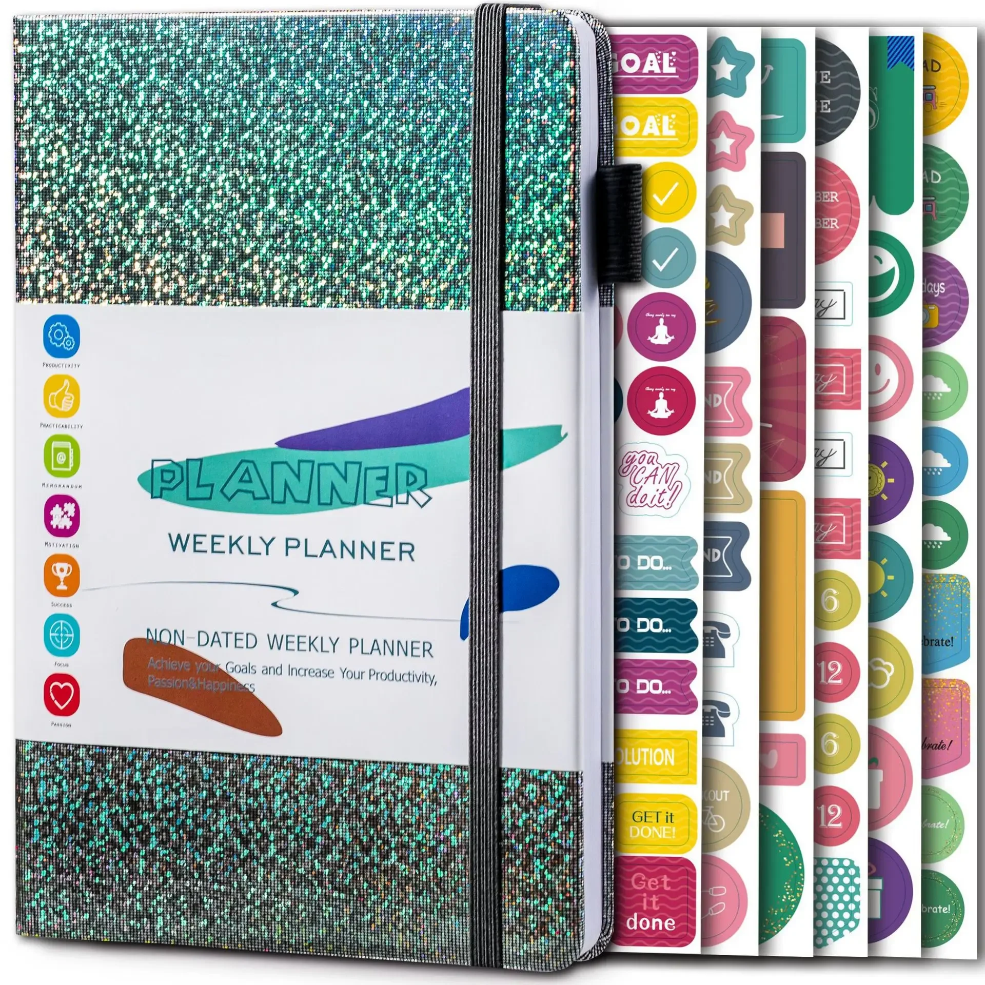 Weekly Monthly Life Planner To Increase Productivity Agenda A5 Notebook Diary Time Management and Hit Your Goals Organizer 2027