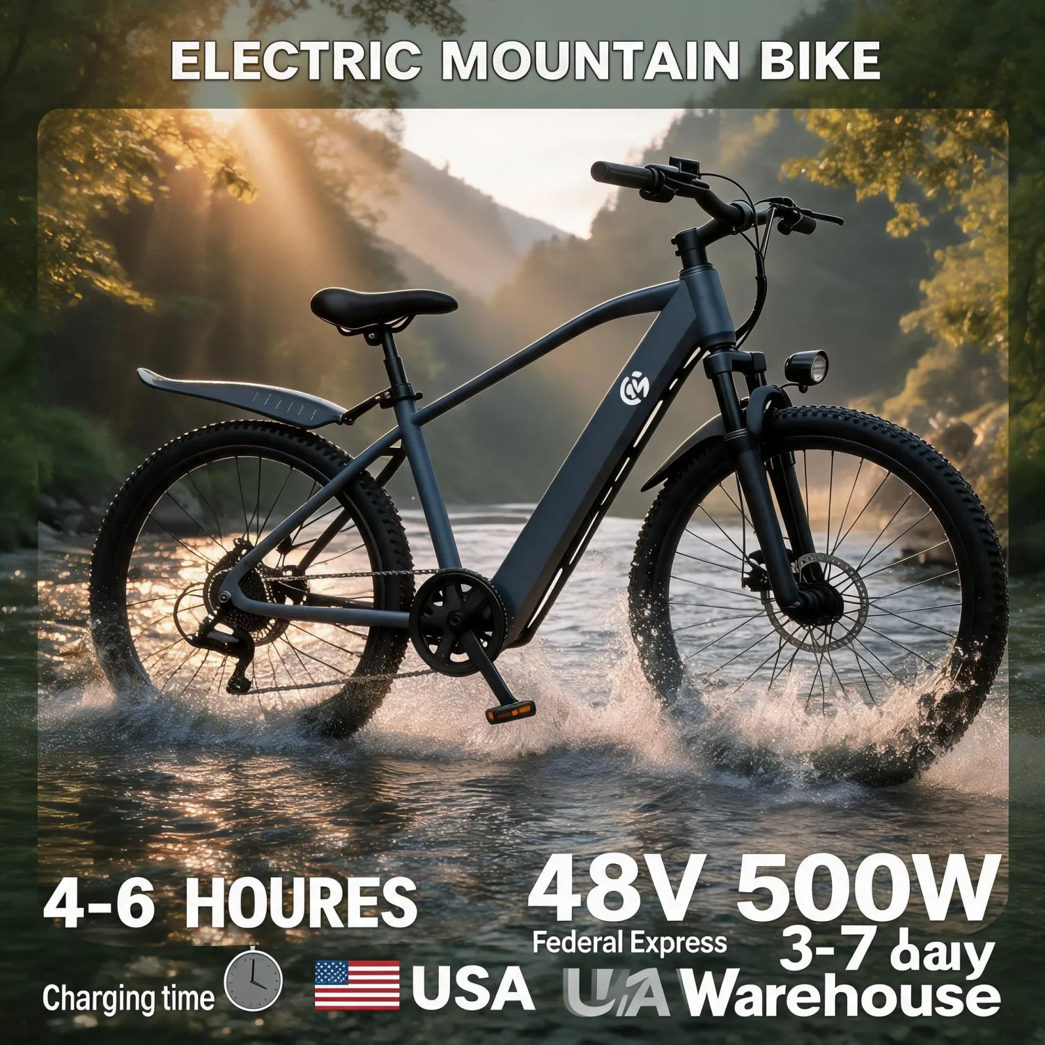 Mountain Biking Essentials - All Terrain Electric Bike, Mountain Ebike.