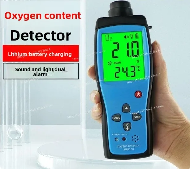 Intelligent Sensor AR8100 [Imported Probe/Lithium Battery Direct Charging] Air Quality Monitor - Handheld High Precision