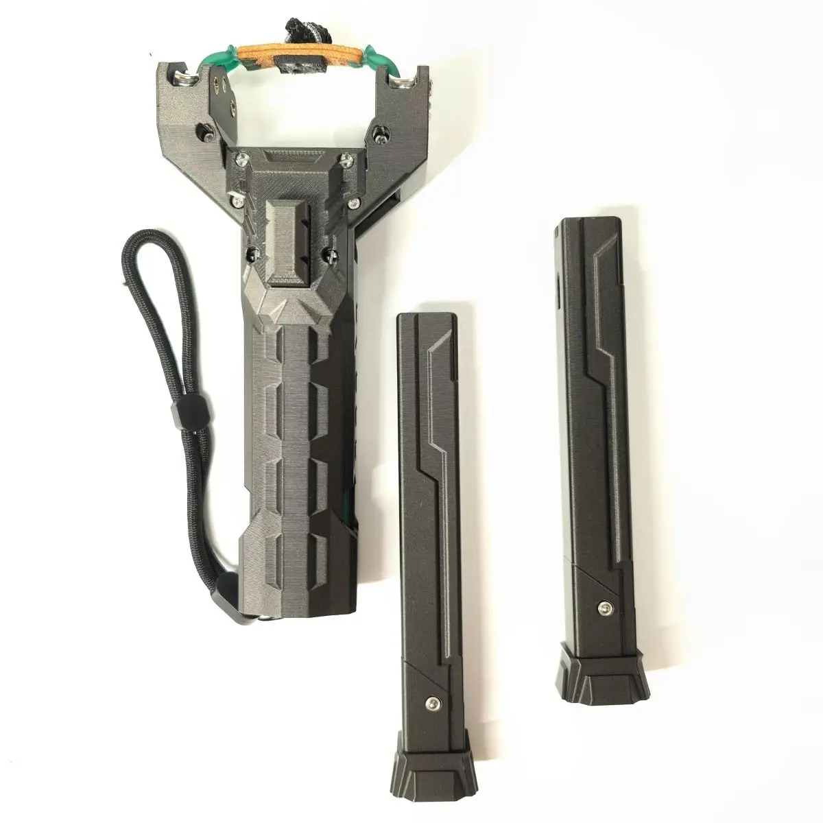 

Press The Automatic Reloading Double-chamber Plastic Slingshot It Is A Large-capacity Portable Outdoor Hunting Tool