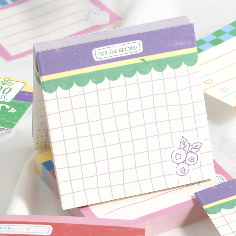 4 عبوات/مجموعة من سلسلة خطة الغزو الملونة المزخرفة من الورق الطازج #2