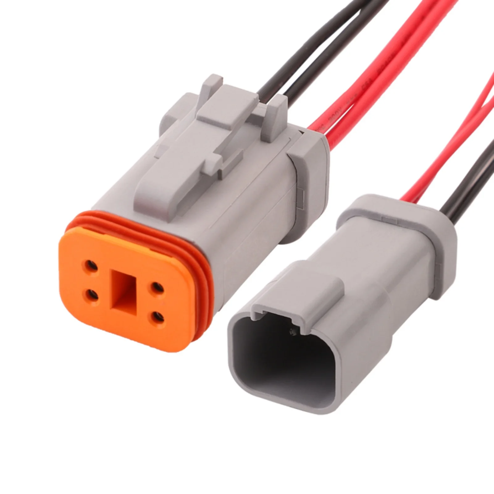 

4-PIN Connector Waterproof 1.6mm Series Male Female Connectors Wiring Harness DT04-4P-C017 DT06-4S-C017