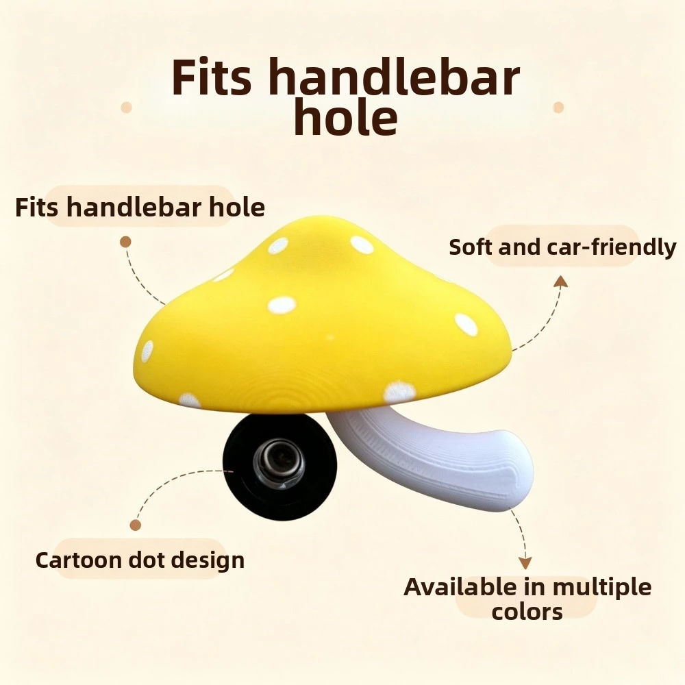 Mushroom Shape Backup Camera Rain Cover Cute Style Rain Shielding Mushroom Camera Cover Spotted Pattern Self Adhesive