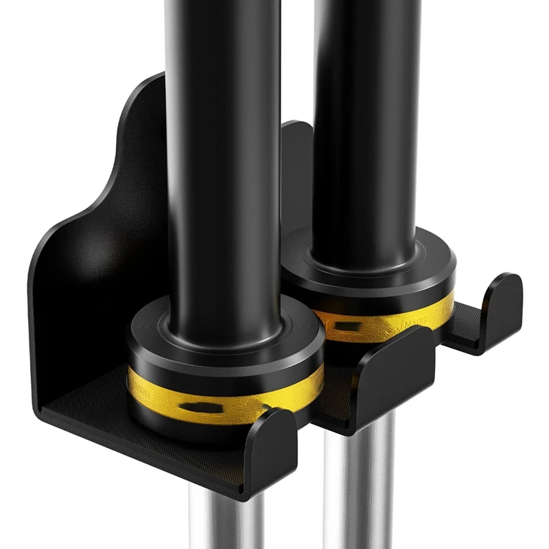 

Barbell Hanger,Garage Gym Bar Wall Rack,Vertical Barbell Mount Rack,Black Powder Coated, Home Gym Accessory