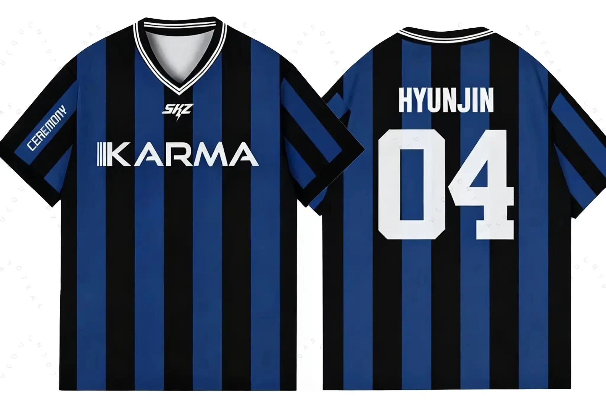 Kpop Stay Karma Album Fans T-Shirt Felix Bangchan Hyunjin Streetwear Casual Sport Oversize Kurzarm Familien-T-Shirt – Detail 7