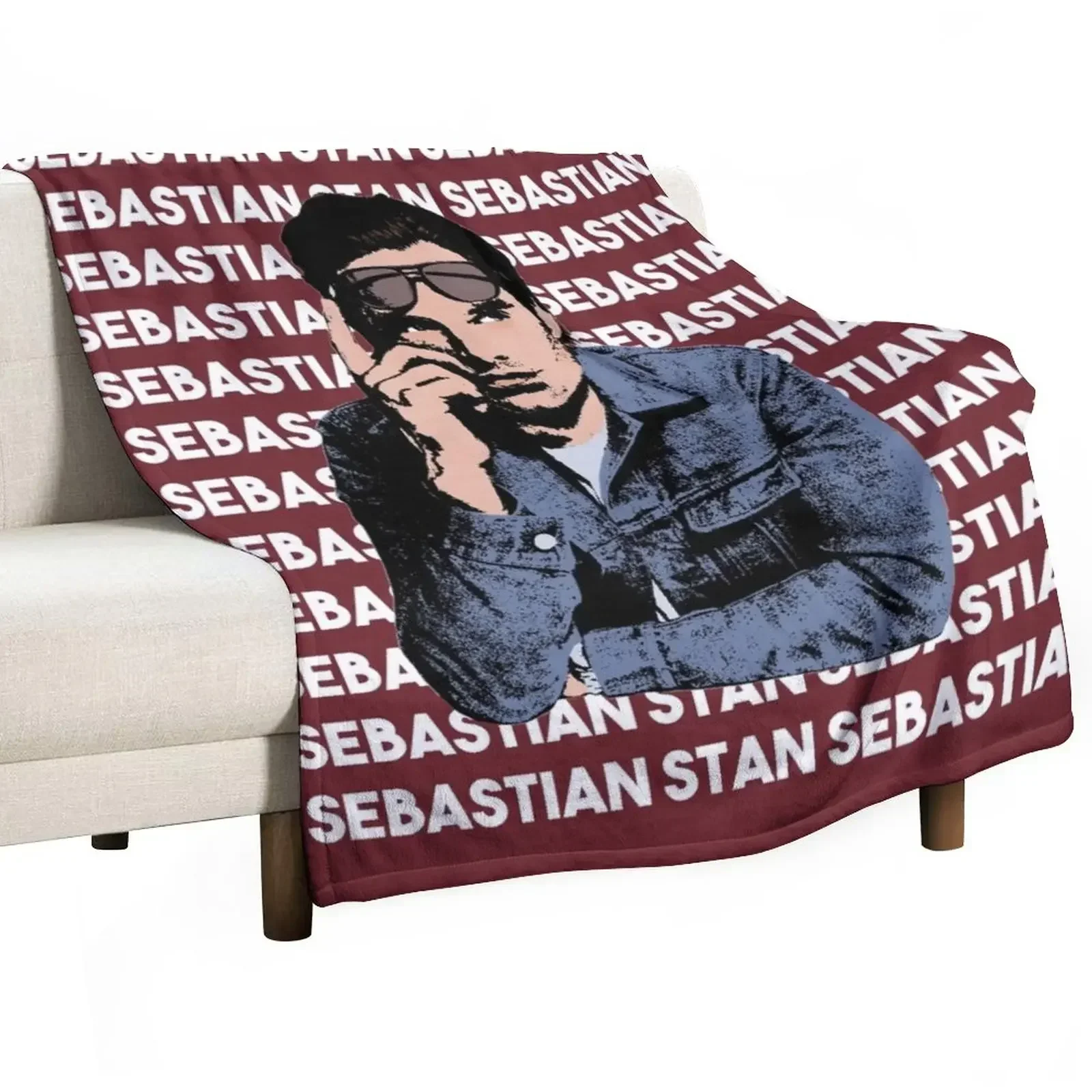 Sebastian Stan Throw Blanket Sofa Quilt Hair Extra Large Throw Blankets