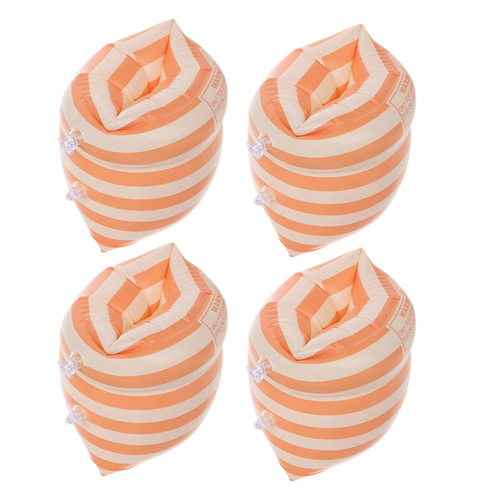2Pairs Adult Inflatable Arm Floaties PVC Swimming Armbands Dual Chamber Anti Slip Texture Pool Beach Swim Practice Buoyant Float