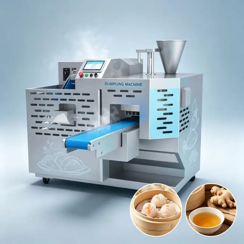 Automatic Dumpling Production Machine Commercial Dough Wrapper Filling Forming Equipment for High Capacity Food Service