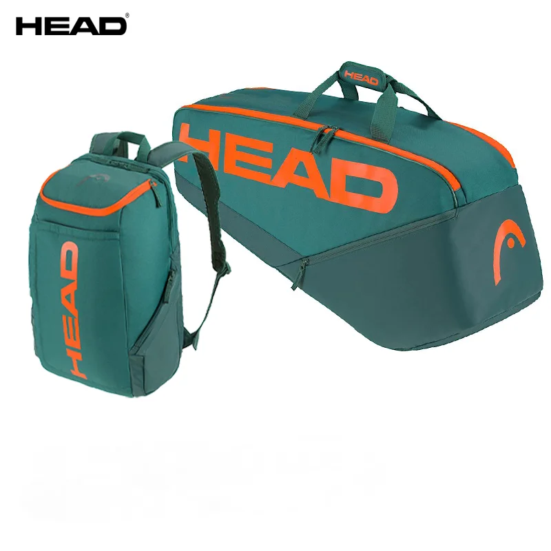 HEAD Racquet Sport Bag HEAD Pro Series Tennis Rackets Bag Large Capacity Shoulder Tennis Sports Court Bag Badminton Backpack