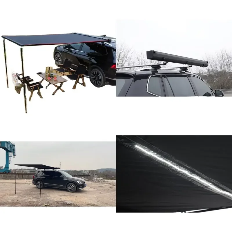 Waterproof Camping Tent Car Side Awning 2x2.5m for 4X4 Vehicles Aluminum Sunshade Awning for Cars Guangzhou