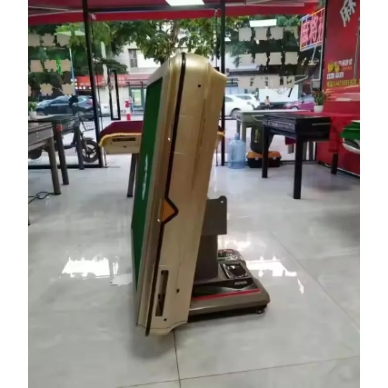 طاولة جونغ الأوتوماتيكية المعدنية القابلة للطي مع عجلات طاولة جونغ أوتوماتيكية صامتة #2