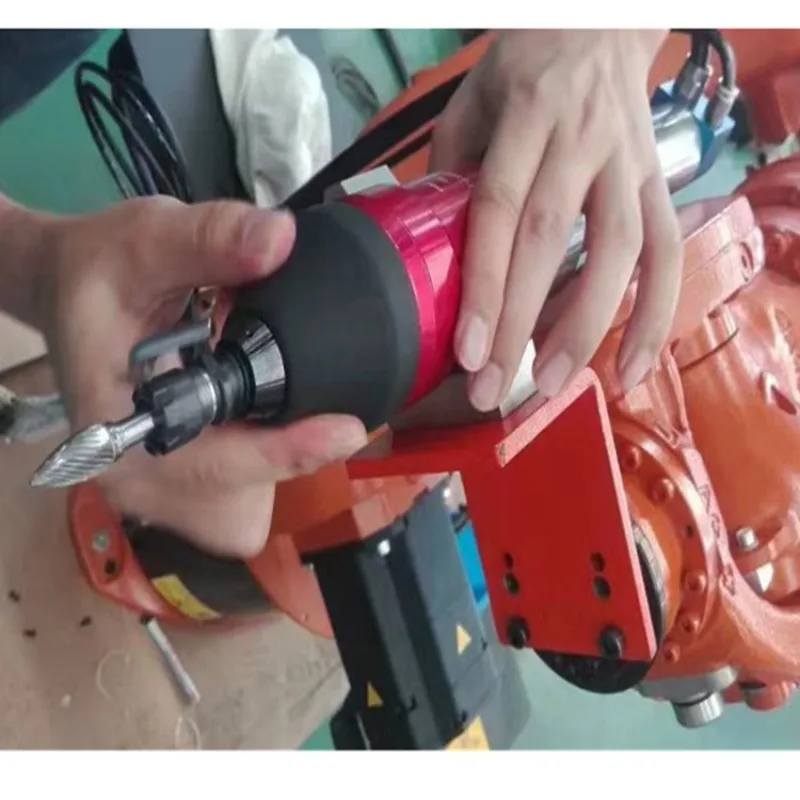 Bayonet handle cone handle floating head machine deburring spindle