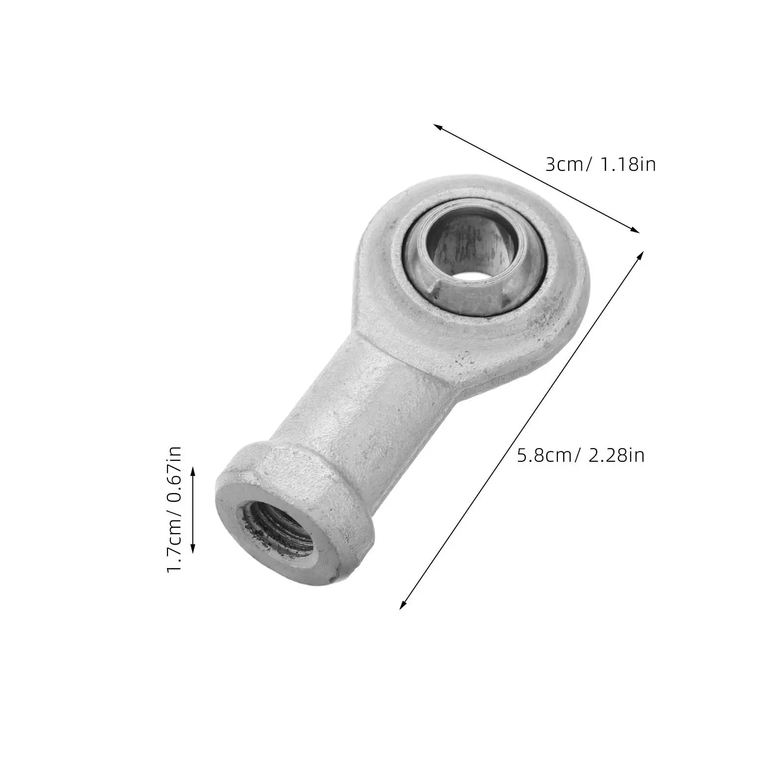 Fish Eye Radial Joint Bearing with Internal Thread for Fitness Machines Heavy-Duty Use High Precision Low Vibration Wear