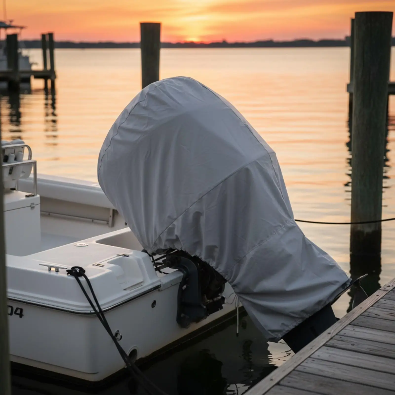 Waterproof Outboard Motor Cover | Outboard Engine Cover, for Outdoor