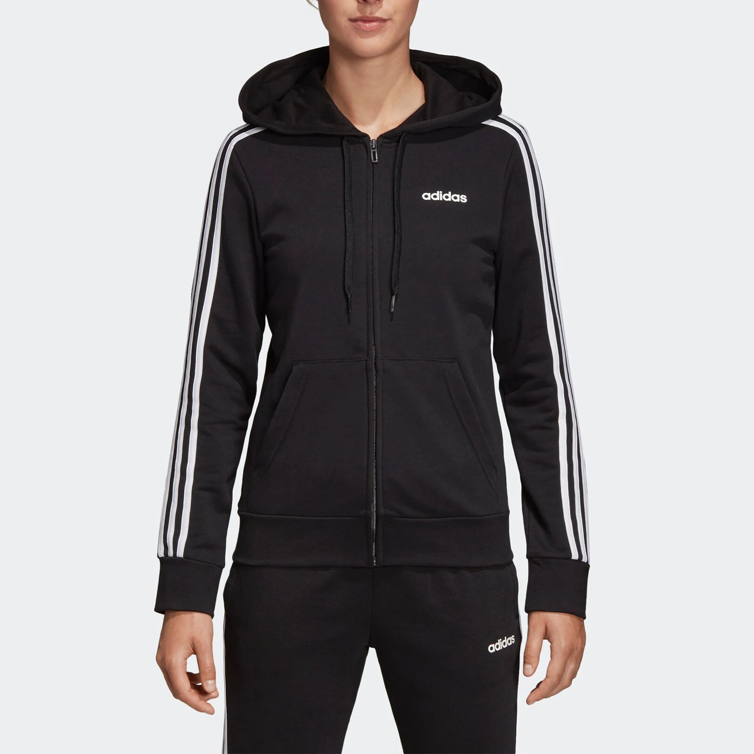 Adidas authentic seasonal new women's knitted sports jacket casual jacket DP2419