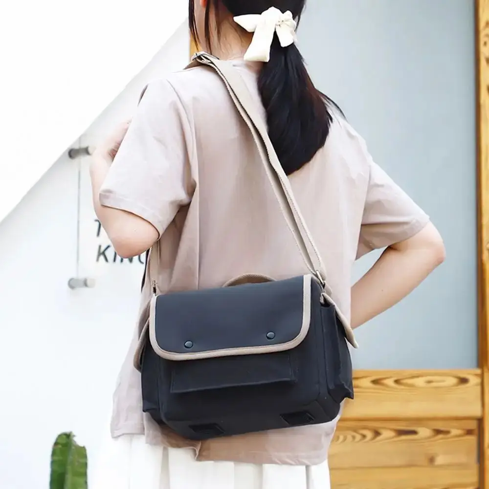 

Multi-functional Digital DSLR Camera Bag Waterproof Wear Resistant Camera Storage Bag Padded Dividers Canvas Camera Lens Pouch