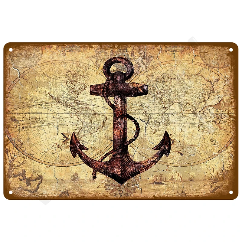 Placas de carteles de Metal Vintage, carteles de estaño para hombre, cueva, Bar, arte de pared Retro, Mural, casa al aire lib