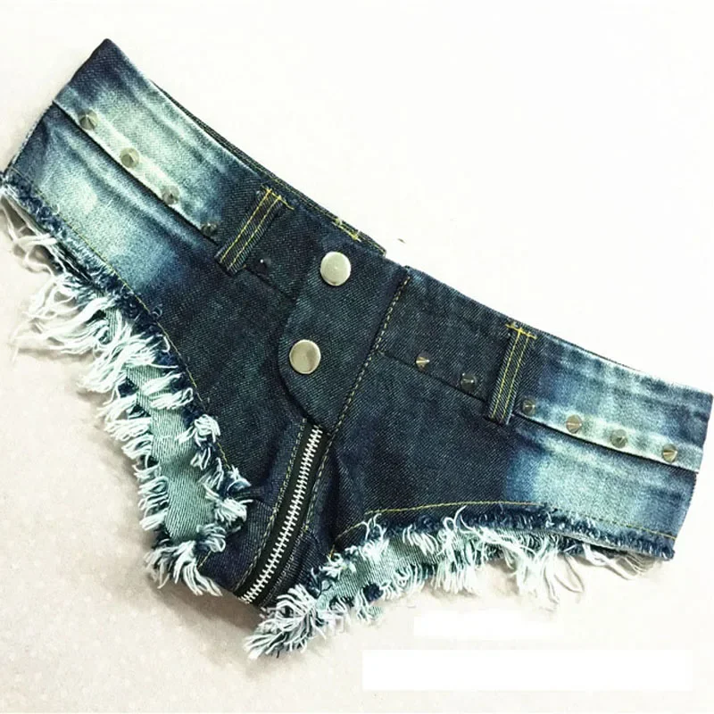 

Women Sexy Jeans Shorts Summer Fashion Pure Cotton Low Waist Zipper Super Shorts Ladies Skinny Denim Short Pants