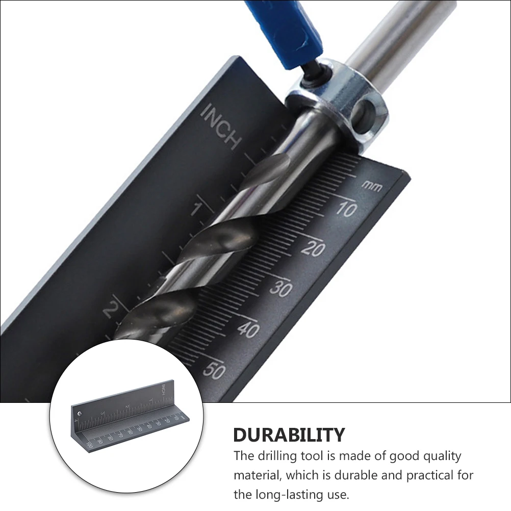 

Mini Bit Limit Ring Locator Woodworking Drilling Auxiliary Grey Measuring Tool Compact Furniture Efficiency