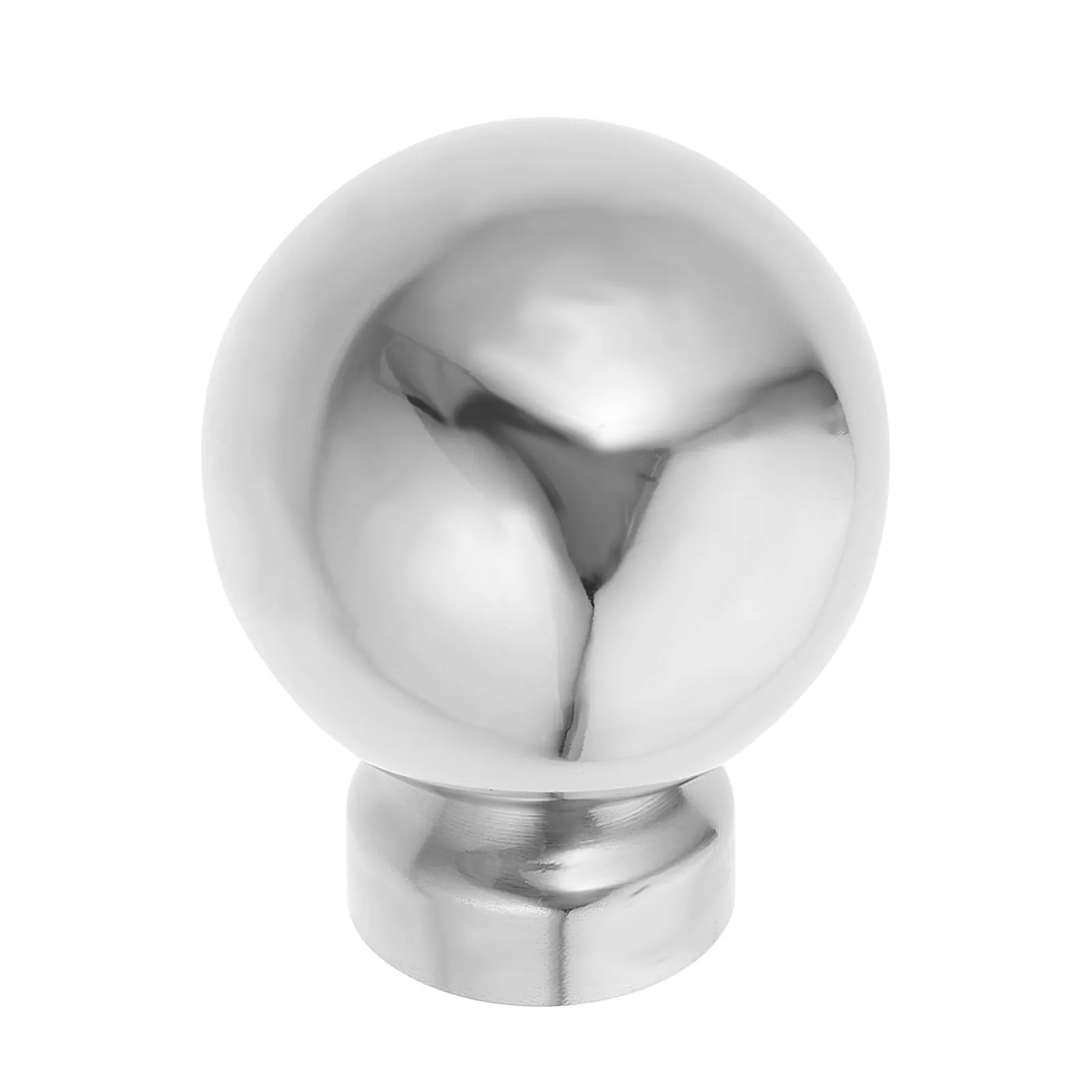 Decorative Stainless Steel Hollow Ball Post Cap for Outdoor Fence Railings Garden Stair Handrail Fence Ball Finials Lawn Decor